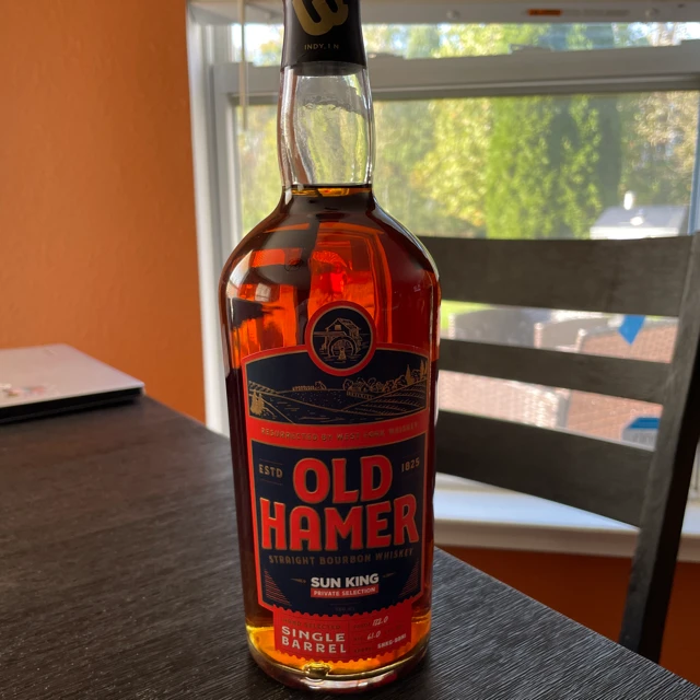 Old Hamer Single Barrel Sun King Private Selection