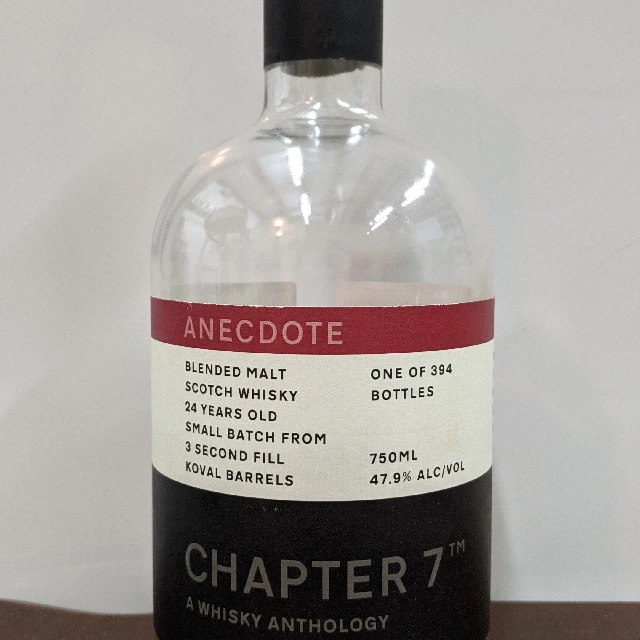 Anecdote 24 Year Blended Malt (Chapter 7)