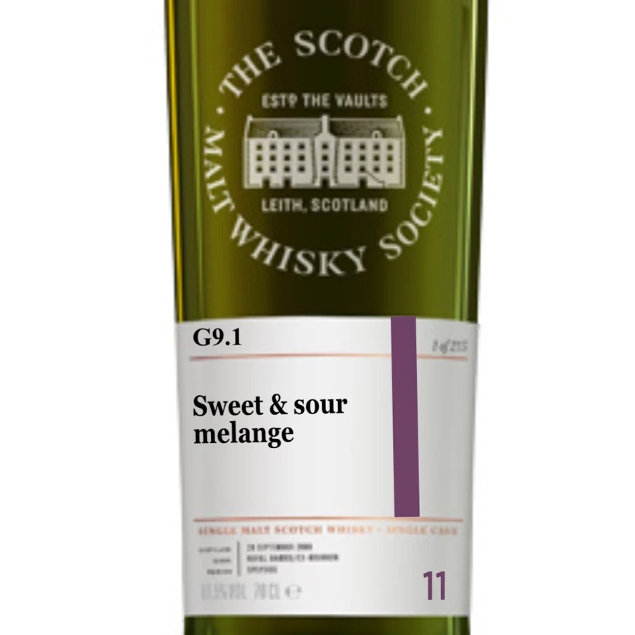 SMWS G9.1 "Sweet and sour mélange" (Loch Lomond Grain)