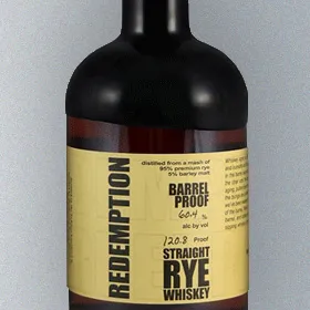 Redemption Barrel Proof 6 Year Straight Rye