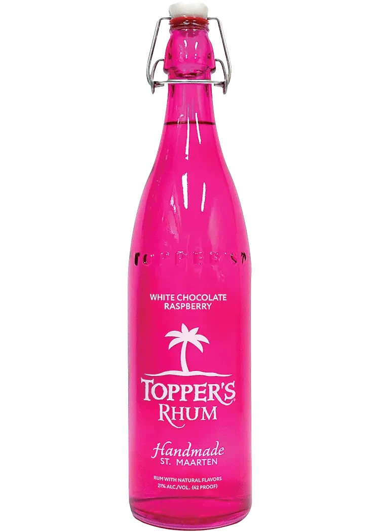Toppers White Chocolate Raspberry Rhum