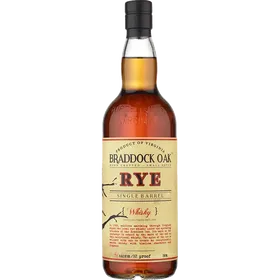 Braddock Oak Single Barrel Rye