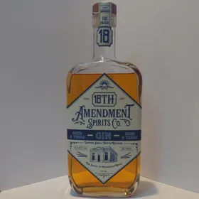 18th Amendment Spirits Co Gin Ages 5 Years