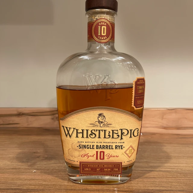 WhistlePig Single Barrel Rye (CBM Barrel 72339)