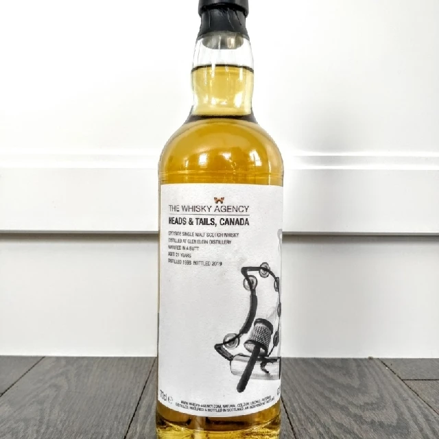 Glen Elgin 1998 21 Year Old Speyside Single Malt Scotch Whisky (The Whisky Agency for Heads & Tails, Canada)