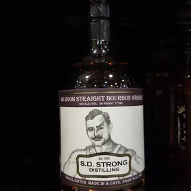 S.D. Strong Big Boom Straight Bourbon Whiskey