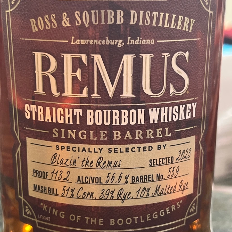 Remus Single Barrel (Blazin' With Remus 2023)