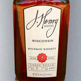 J. Henry & Sons 5 Year Small Batch Wisconsin Straight Bourbon