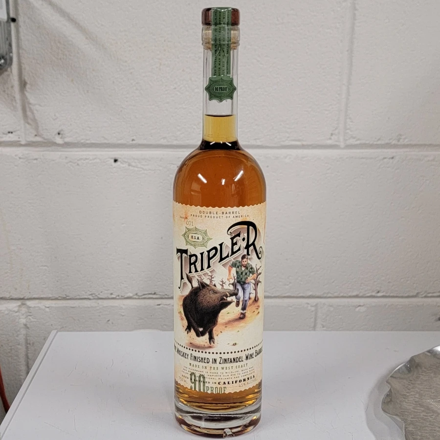 Triple-R Rye Whiskey Finished in Zinfandel Barrels