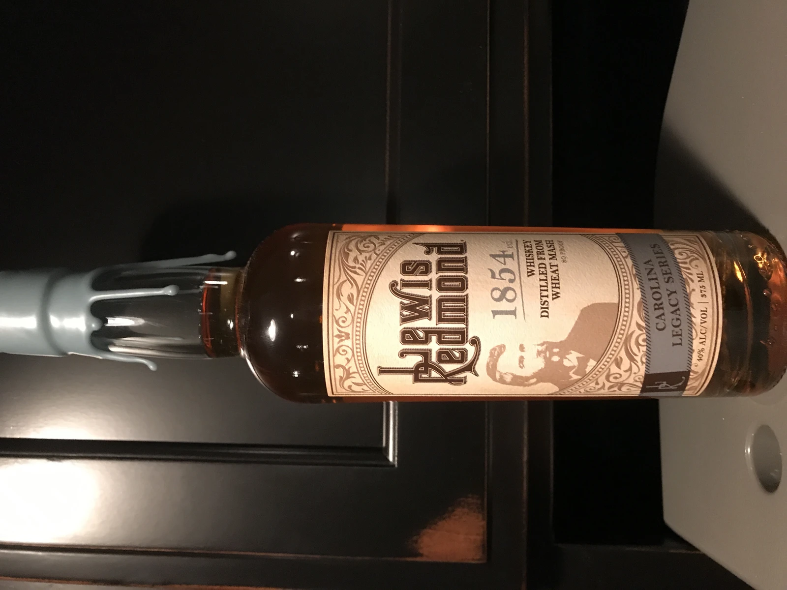 Lewis Redmond 1854 Whiskey Distilled From Wheat Mash
