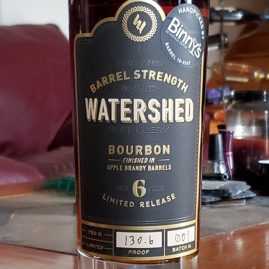 Watershed Bourbon Barrel Strength (Binny's Pick)