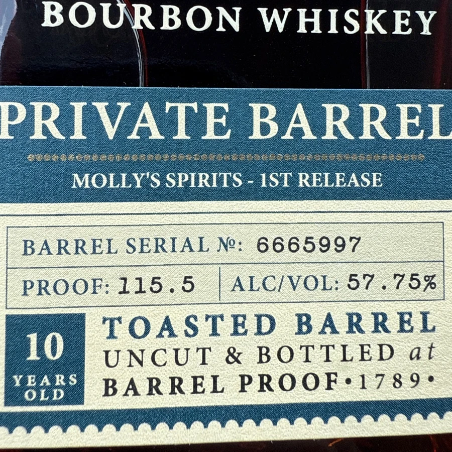 Elijah Craig Single Barrel Toasted Barrel Barrel Proof - Molly's Spirits