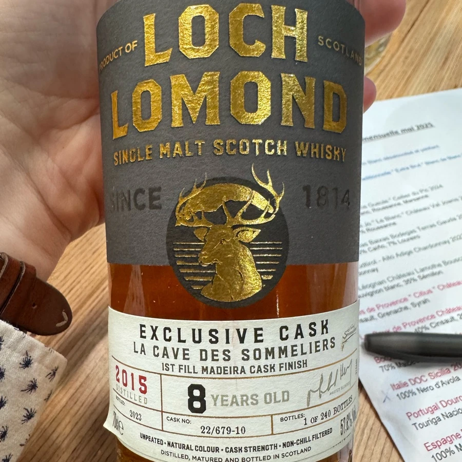 Loch Lomond 8 years old - Exclusive Cask: La Cave de Sommeliers