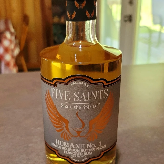 Five Saints Humane No 1 Maple Bourbon Butter Pecan Rum