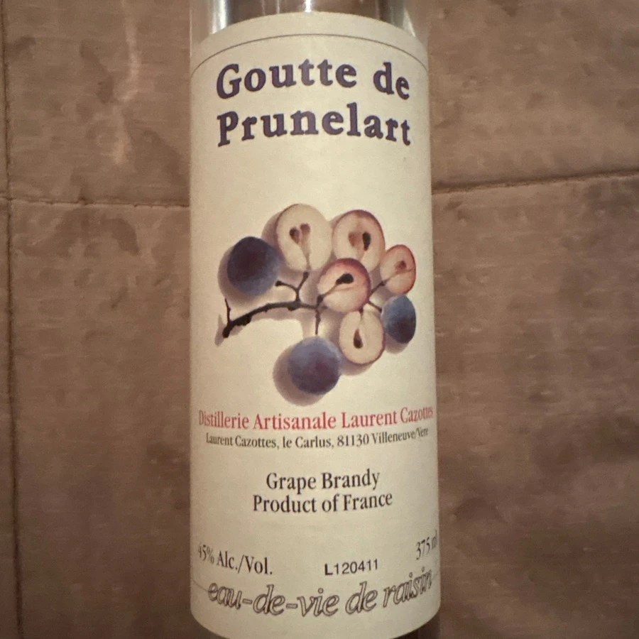 Laurent Cazottes Goutte de Prunelart