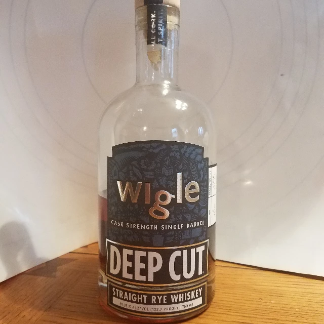 Wigle Deep Cut Straight Rye Whiskey - Cask Strength Single Barrel