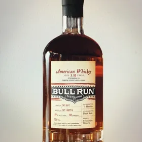 Bull Run Straight Bourbon Whiskey 12 Year Old Cognac Cask Finish Barrel Strength Single Barrel Sellect