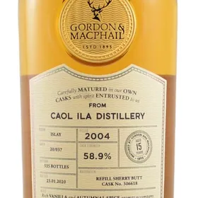 Caol Ila 2004 15 Year Connoisseurs Choice Cask Strength (Gordon & MacPhail)
