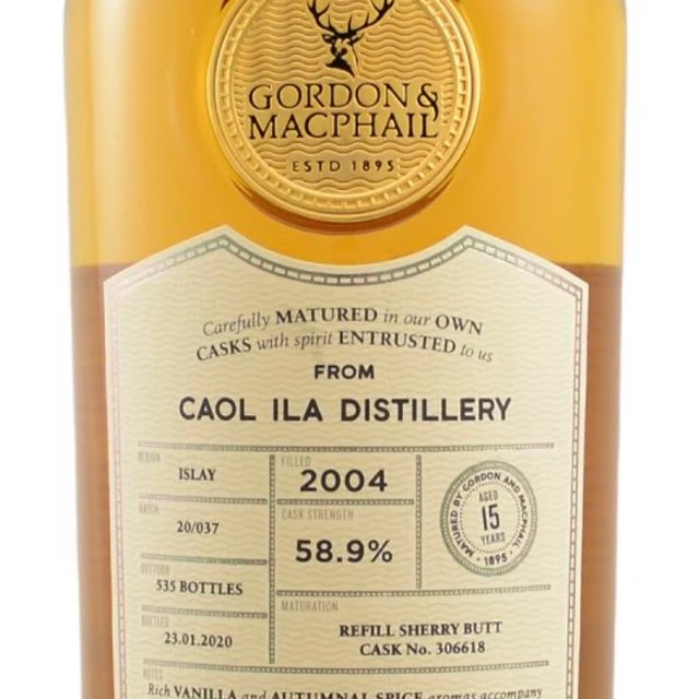 Caol Ila 2004 15 Year Connoisseurs Choice Cask Strength (Gordon & MacPhail)