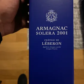 Armagnac Solera 2001 - Chateau de Leberon
