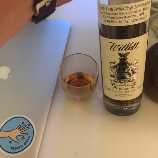 Willett Family Estate 10 year Single Barrel Bourbon barrel 1410