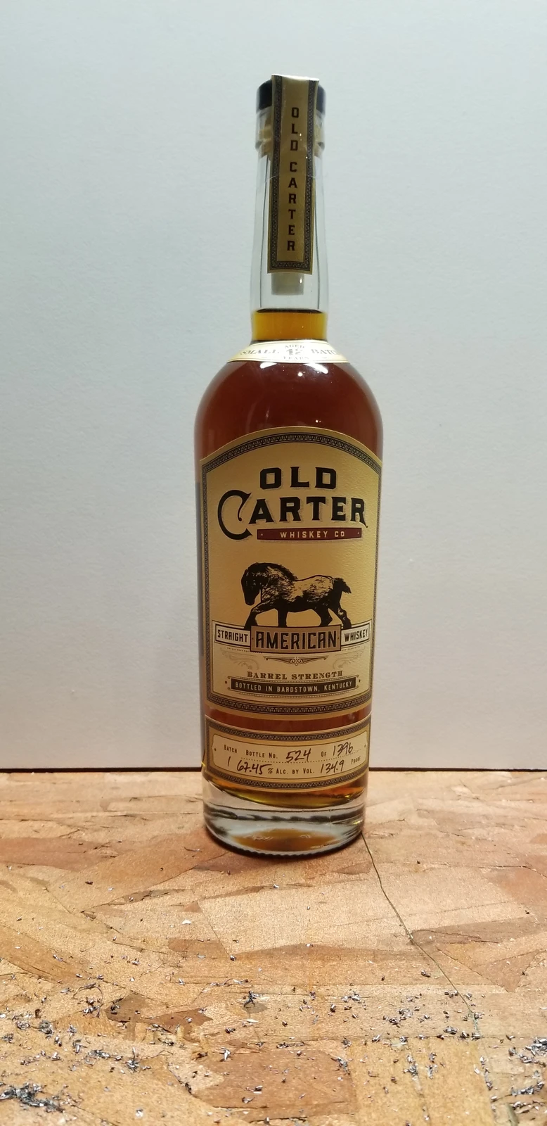 Old Carter 12 Year Straight American Whisky Batch 1 (2018 Release)
