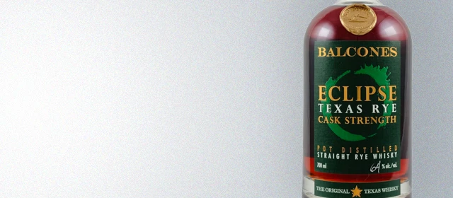 Balcones Eclipse Cask Strength Texas Rye