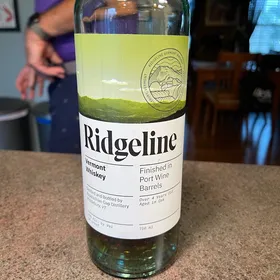 Ridgeline Vermont Whiskey Finished in Port Wine Barrels