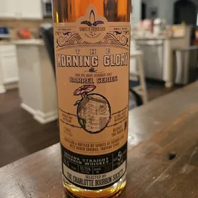 The Morning Glory Barrel Series Indiana Straight Bourbon Whiskey Selected by The Charlotte Bourbon Society