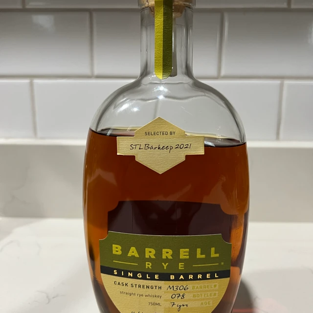 Barrel Rye Single Barrel M306