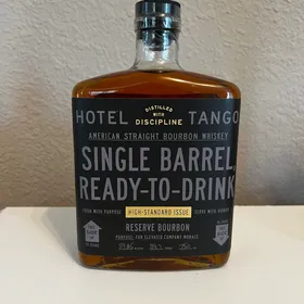 Hotel Tango Single Barrel Reserve Bourbon, Ready to Drink