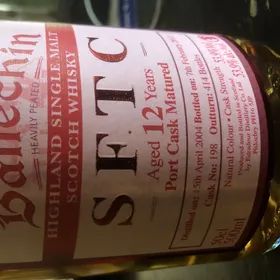 Edradour SFTC Port cask 12 yr