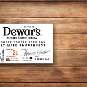 Dewar's Double Double 21 Year French Oak