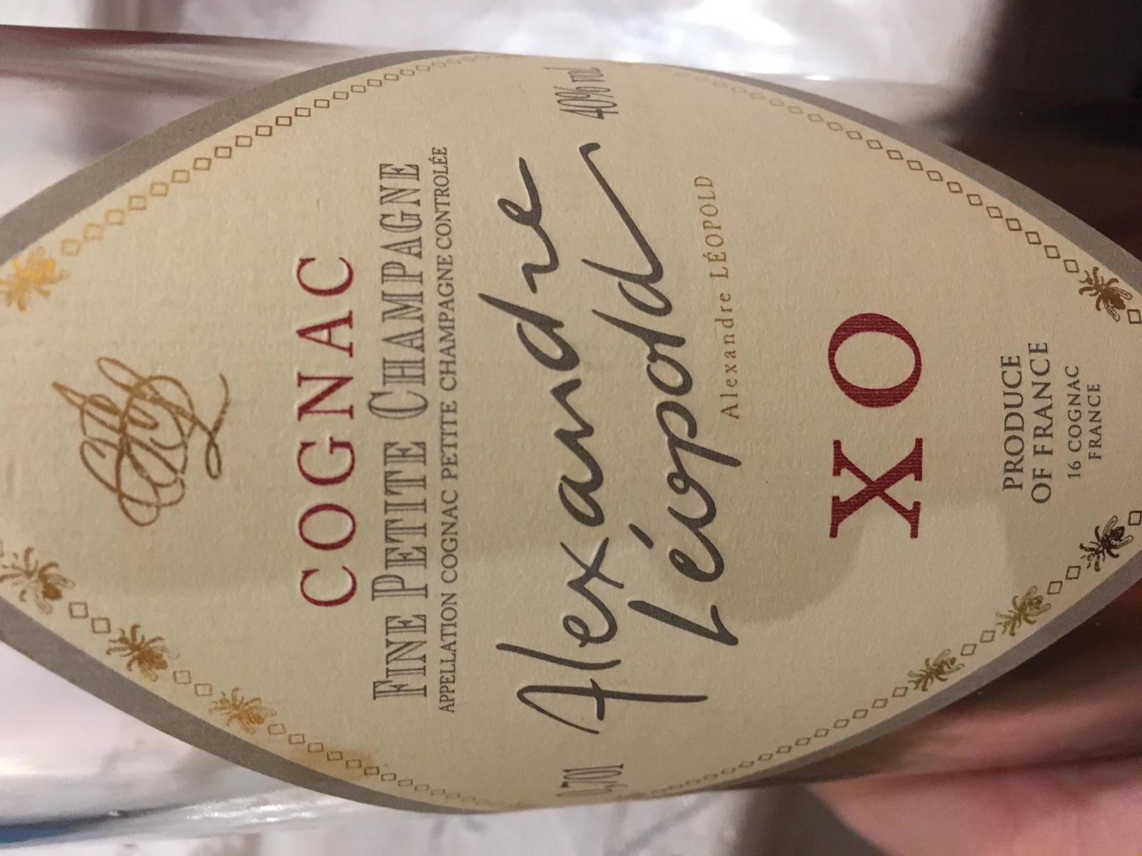 Alexandre Leopold fine petit champagne xo