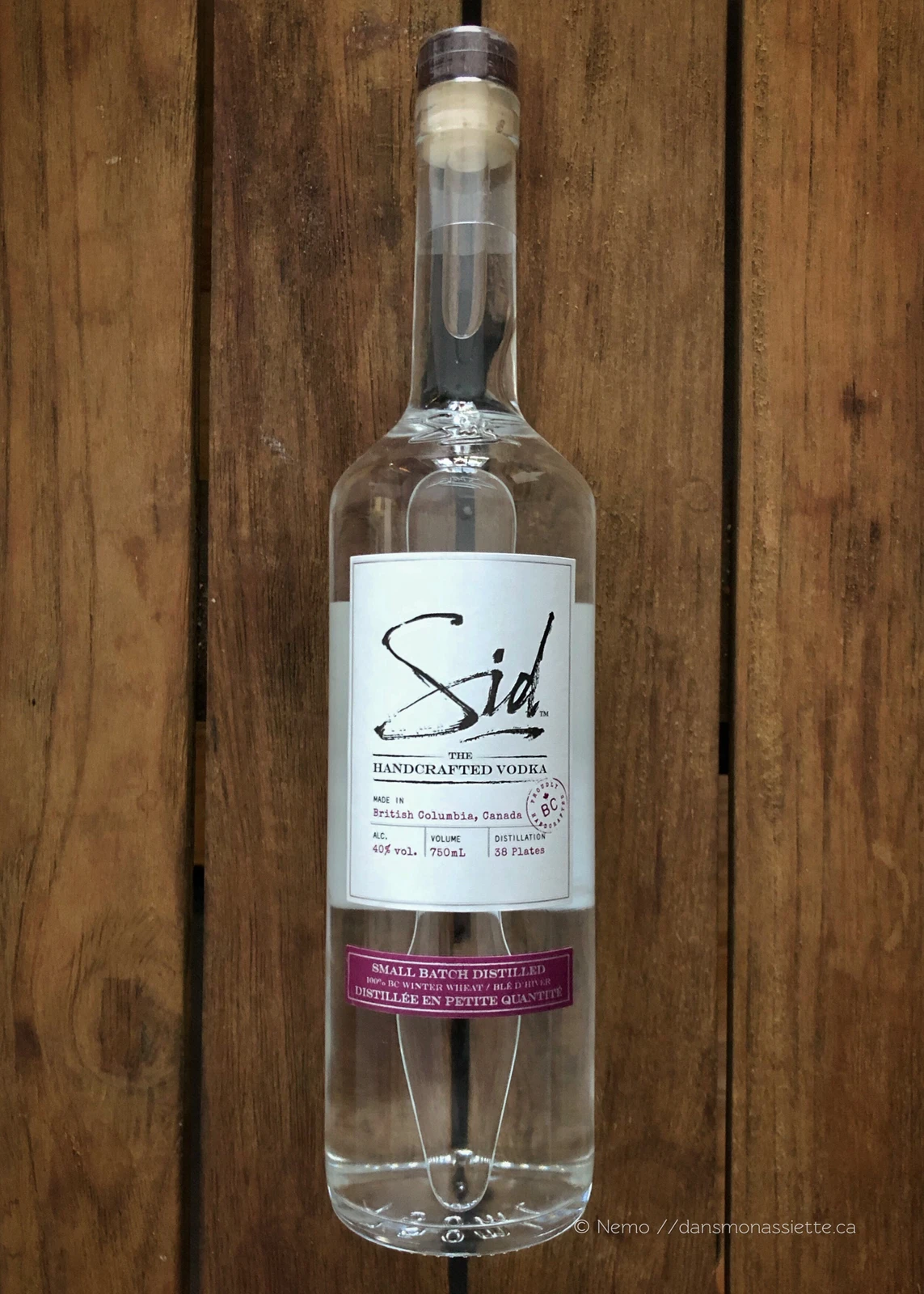Sid Vodka Winter Wheat