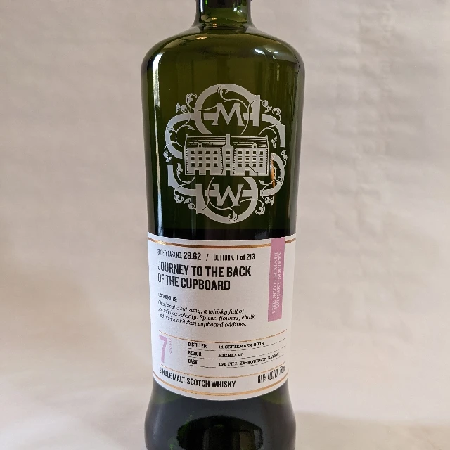 Journey to the Back of the Cupboard 28.62 (SMWS)