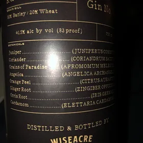 Wiseacre Farm R&D Series No. 17 Gin