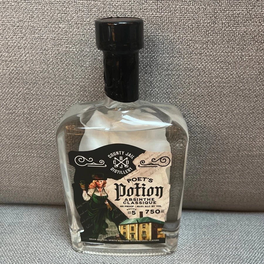 County Jail Distillery Poet's Potion Absinthe Classique