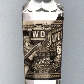 Two James Rye Dog White Whiskey