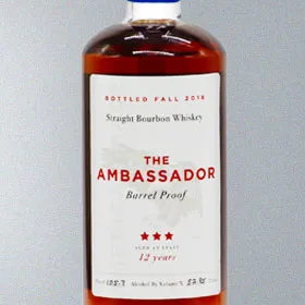 The Ambassador Barrel Proof Straight Bourbon (Fall 2018)