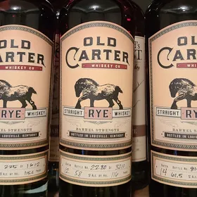 Old Carter Barrel Strength Straight Rye Whiskey (Batch 12)