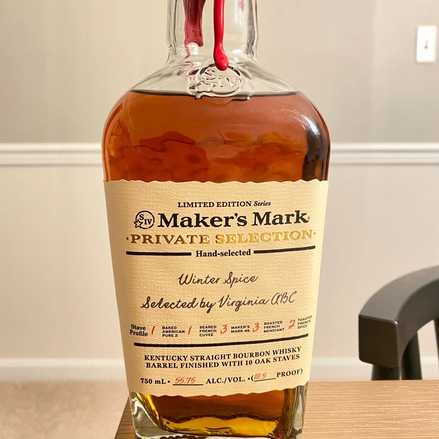 Maker's Mark Private Selection Winter Spice (VA ABC)