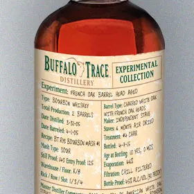 Buffalo Trace Experimental Collection French Oak Barrel Head Aged