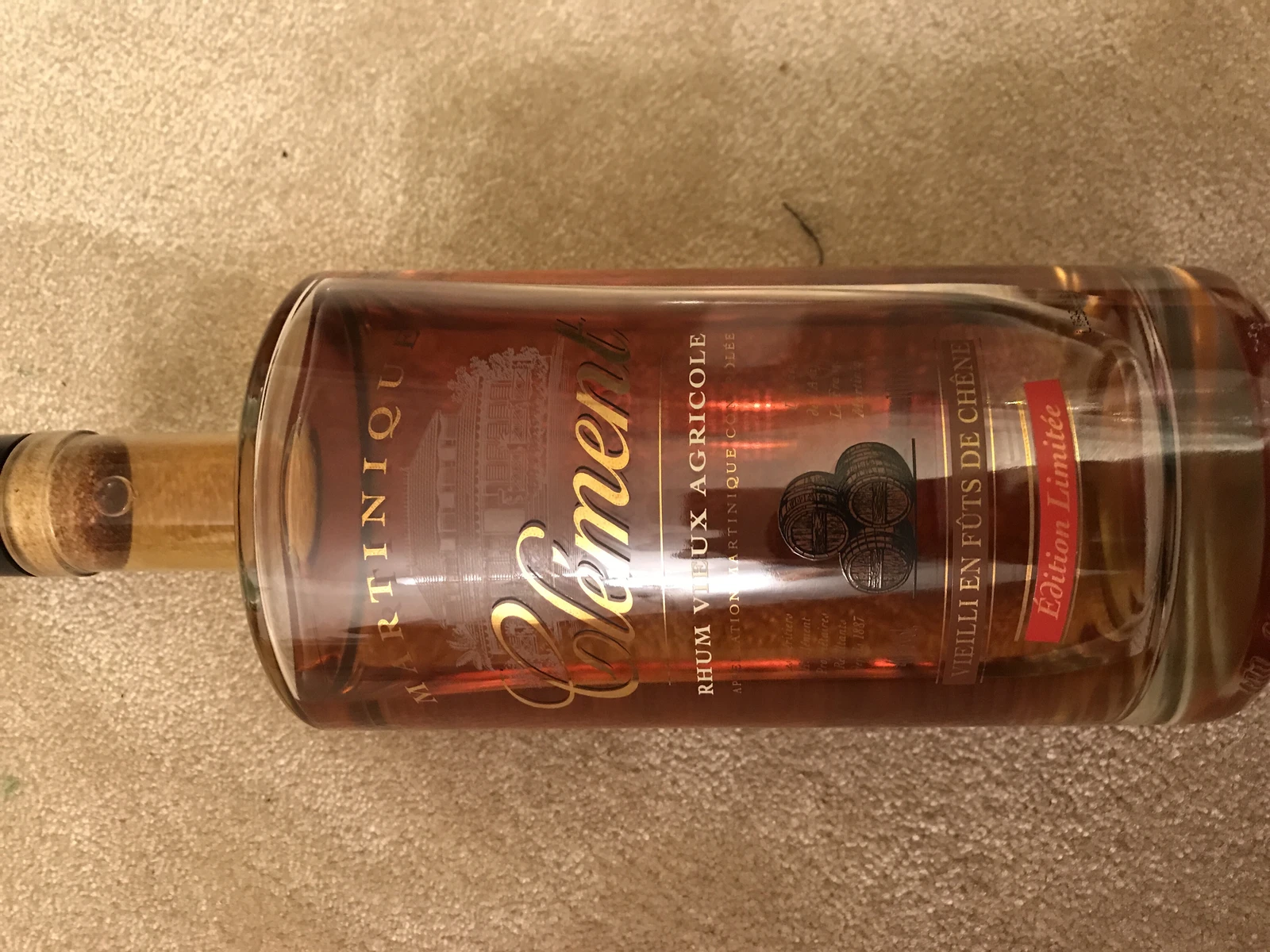 Clément rhum vieux agricole vielli en fûts de chêne