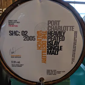 Port Charlotte Heavily Peated Islay Single Malt The Distillery Valinch