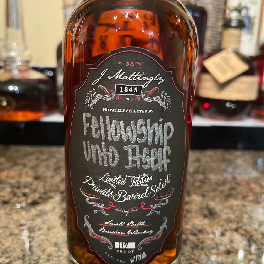 J. Mattingly 1845 Private Barrel Select Bourbon "Fellowship Who Itself"