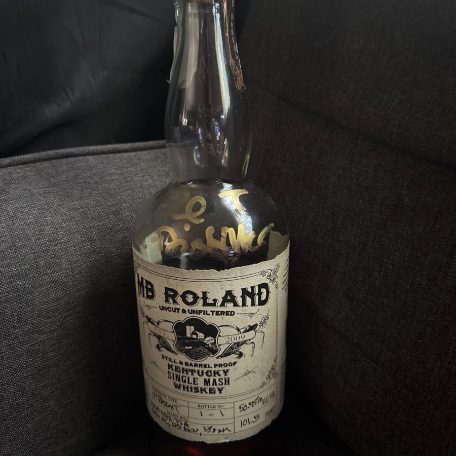 MB Roland Uncut & Unfiltered, Still & Barrel Proof, Kentucky Single Mash Whiskey