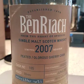 Peated / Oloroso Sherry Cask 10 year