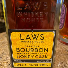 Laws Straight Bourbon Finished in Honey Cask (Special Finish Series)