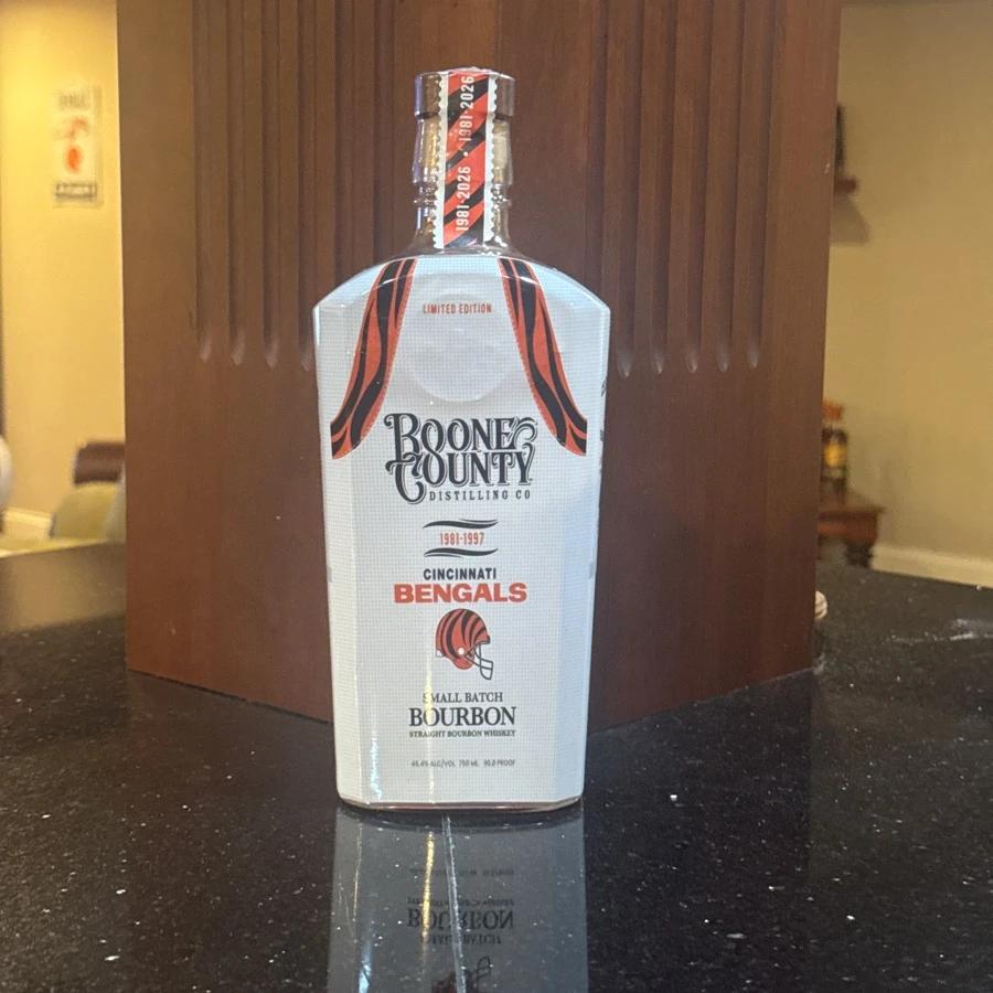 Boone County Small Batch Bourbon Limited Edition Cincinnati Bengals